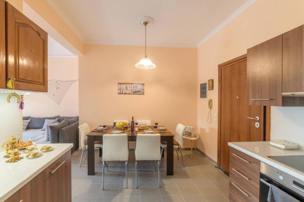 Bright Newly Renovated Apt Near Beach & Center+Ac Anemomylos المظهر الخارجي الصورة