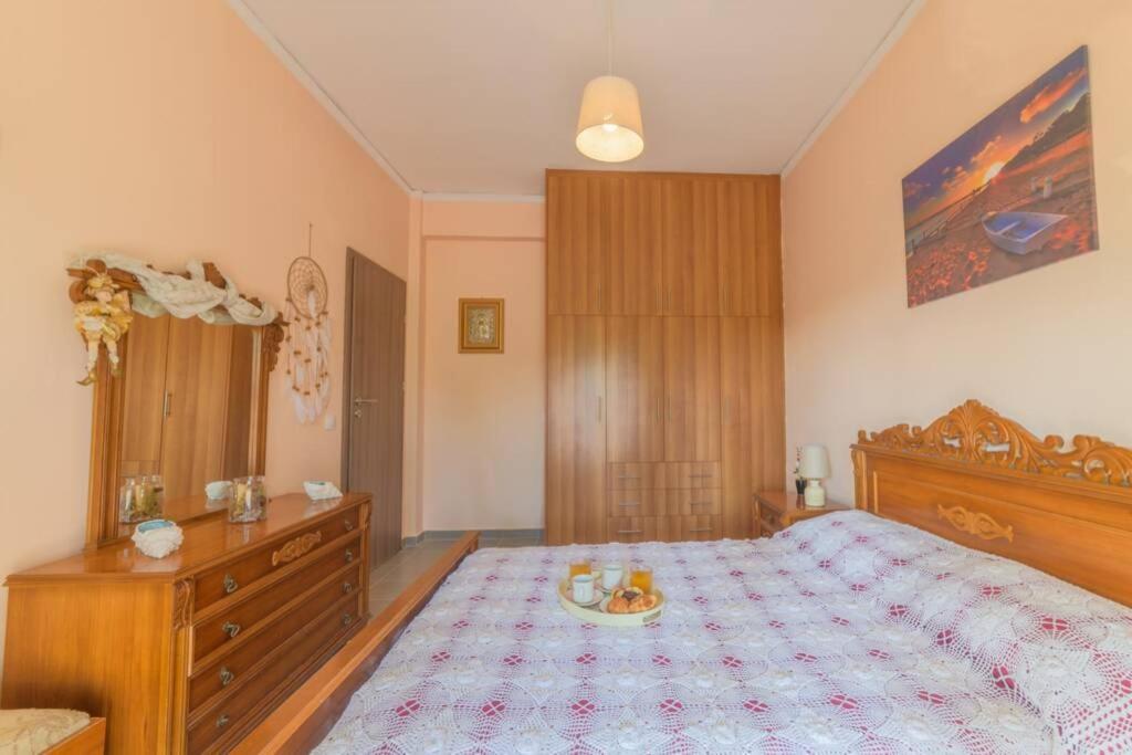 Bright Newly Renovated Apt Near Beach & Center+Ac Anemomylos المظهر الخارجي الصورة