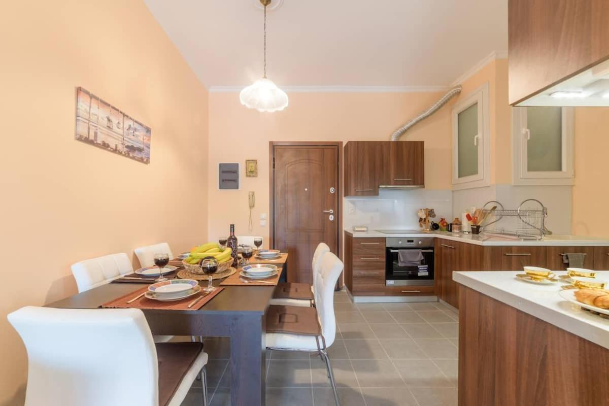 Bright Newly Renovated Apt Near Beach & Center+Ac Anemomylos المظهر الخارجي الصورة