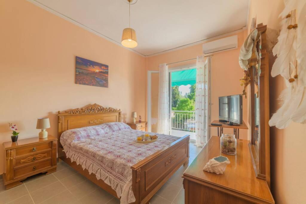 Bright Newly Renovated Apt Near Beach & Center+Ac Anemomylos المظهر الخارجي الصورة