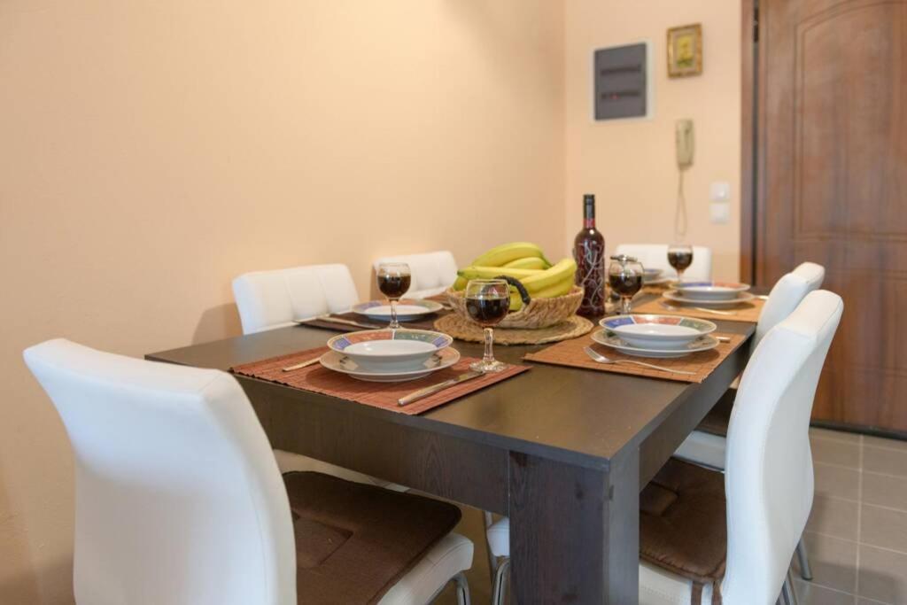 Bright Newly Renovated Apt Near Beach & Center+Ac Anemomylos المظهر الخارجي الصورة