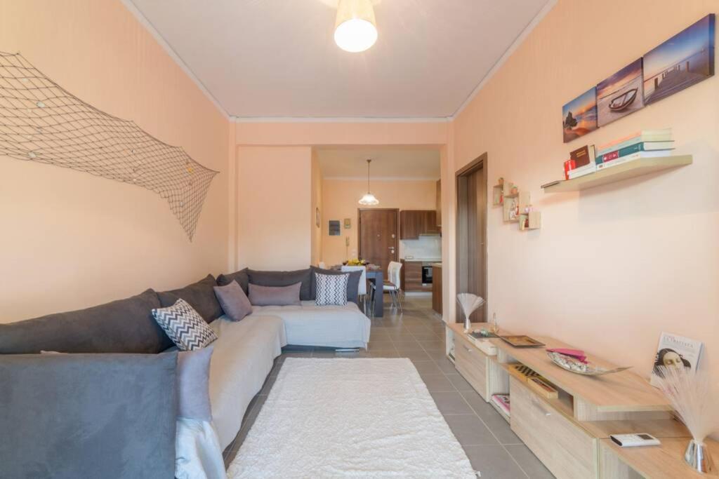 Bright Newly Renovated Apt Near Beach & Center+Ac Anemomylos المظهر الخارجي الصورة